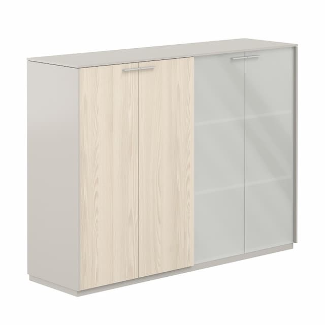 Шкаф средний двойной Norden Атлас NZ-0305+NZ-0335.GS.YN.GLM