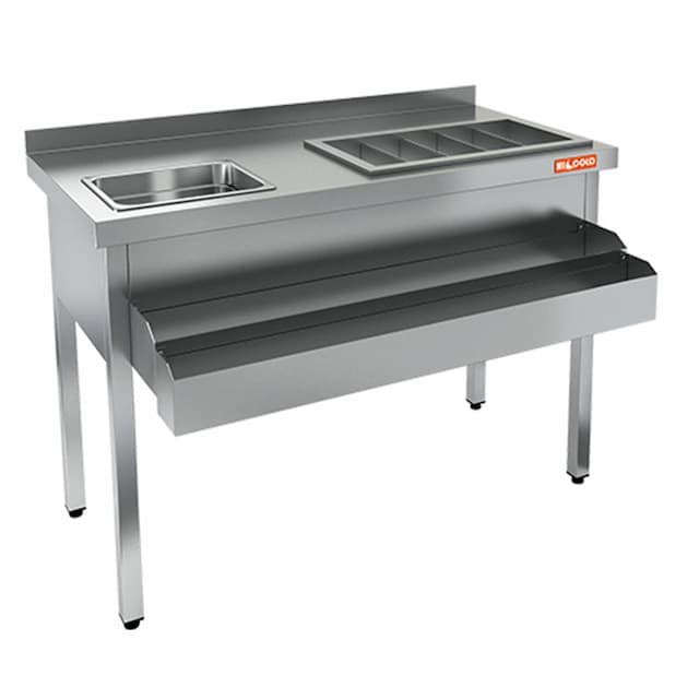 Барная станция открытая Hicold НКС-12/7БК